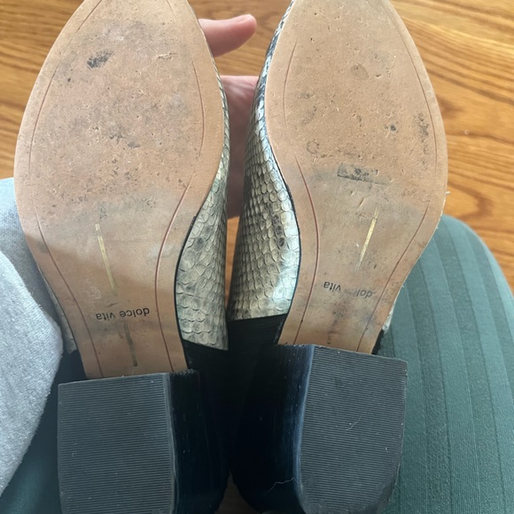 Dolce Vita Snakeskin Booties - Picture 4 of 5